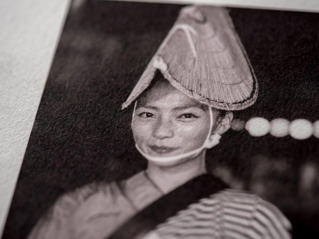 Tryk på japansk papir