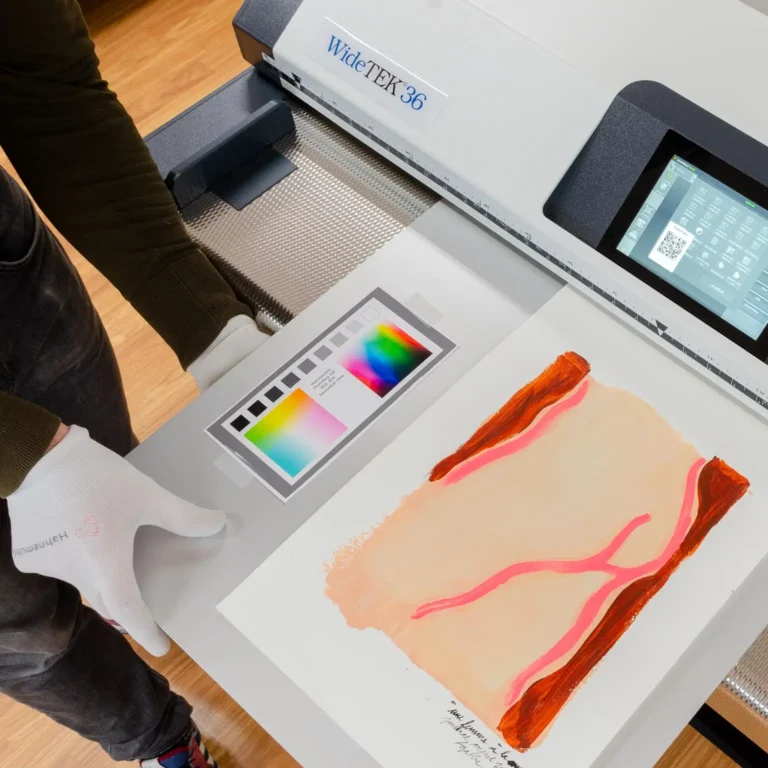 scanning of art Oslo - repro