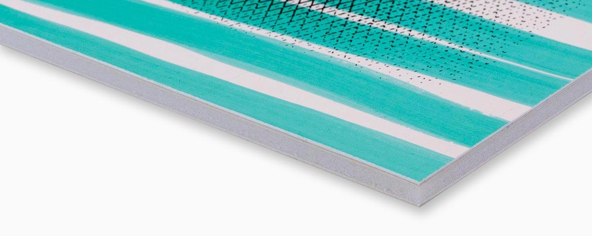 Kasjering av fine art print på Kapa skumplate i PIGS-studio i Oslo